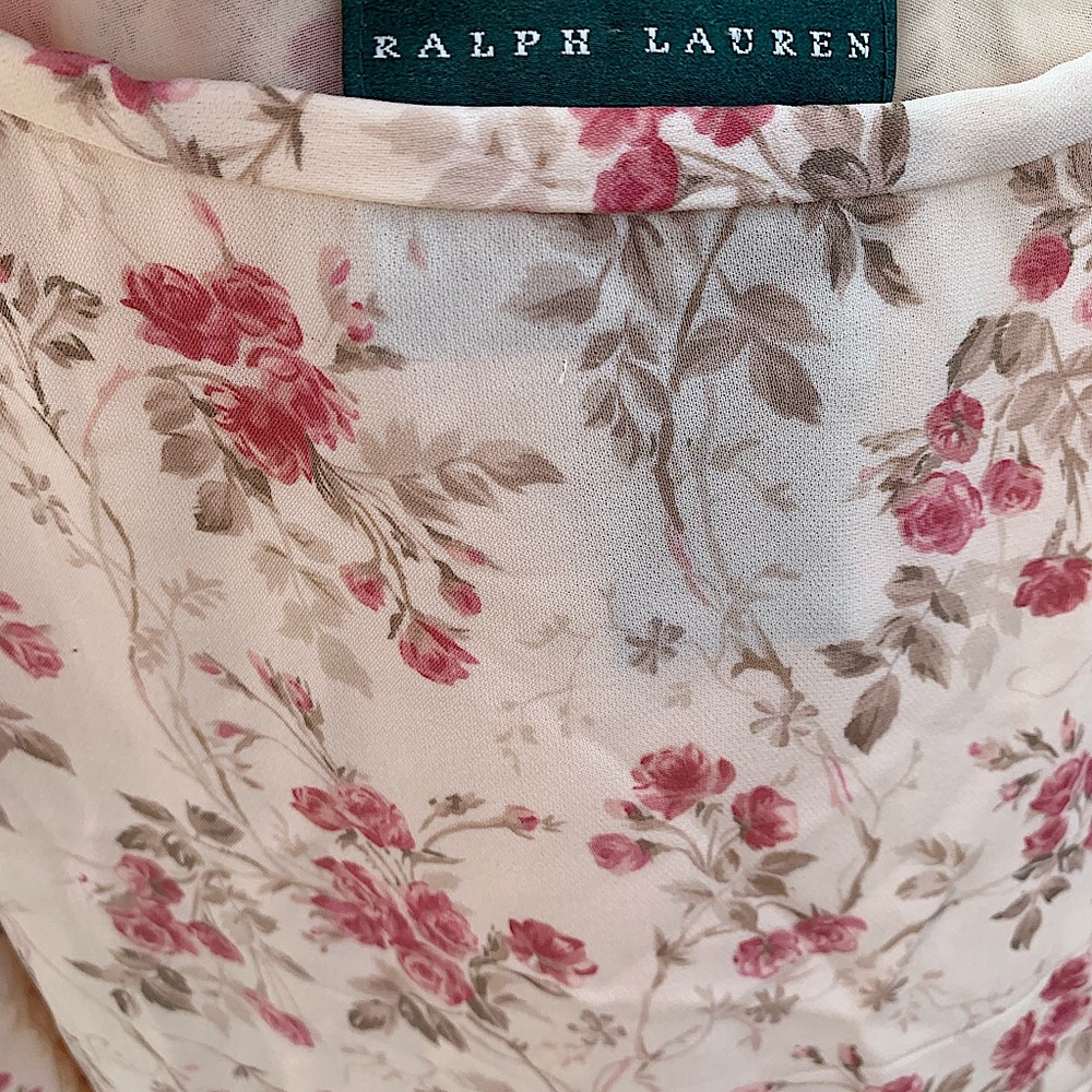 OFF WHITE RALPH LAUREN FLORAL SKIRT 🌹 - Picture 3 of 3
